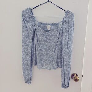 H&M xx floral blouse